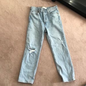 Denim Forum Arlo High Rise Straight